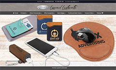 LASERED LEATHERETTE GIFTS -BRANDED SHOW GEAR
